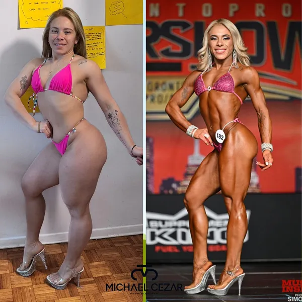 Client before-and-after result