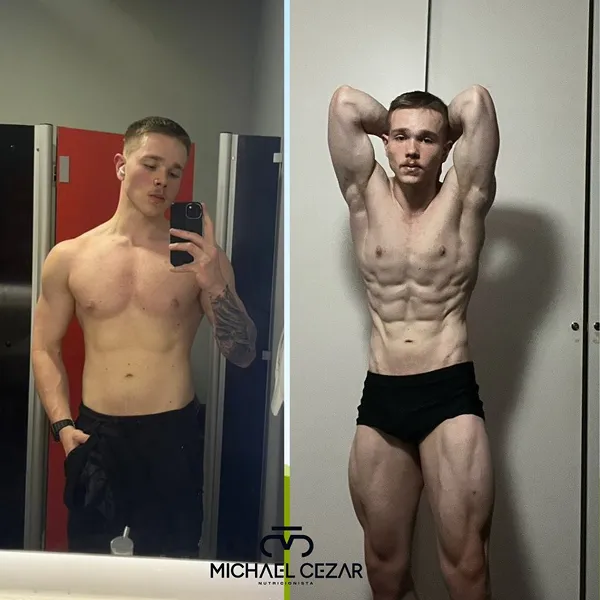 Client before-and-after result