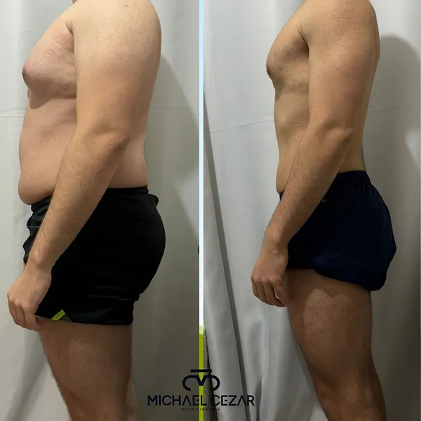 Client before-and-after result