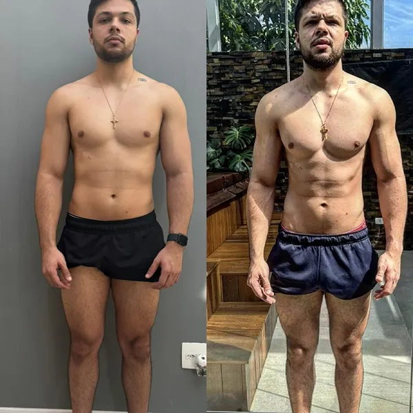 Client before-and-after result