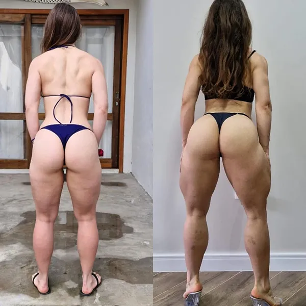 Client before-and-after result