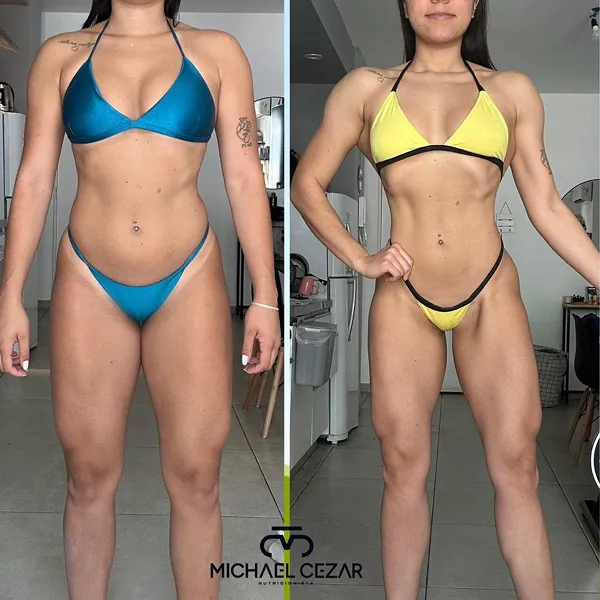 Client before-and-after result