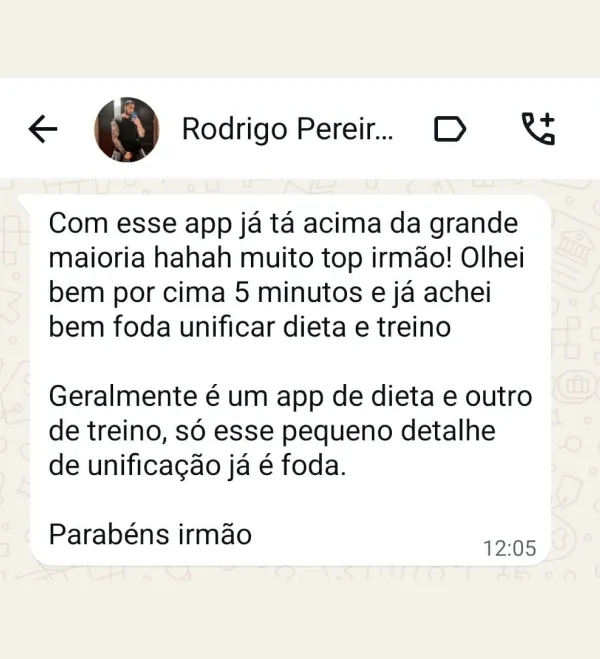 Message from Rodrigo P. (in Portuguese)