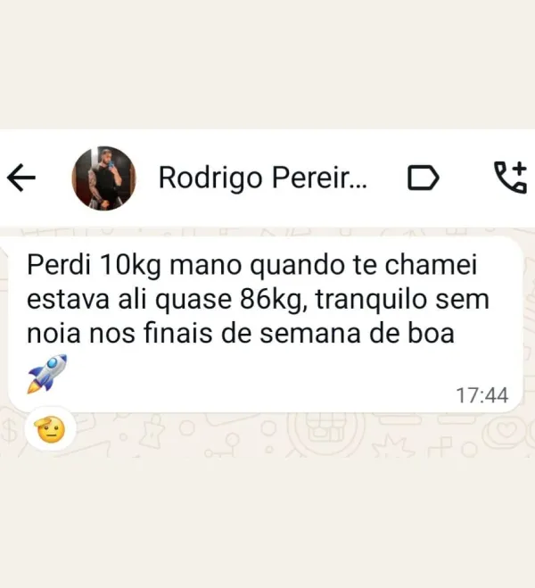 Message from Rodrigo P. (in Portuguese)